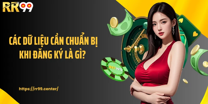 Các dữ liệu cần chuẩn bị khi đăng ký là gì?