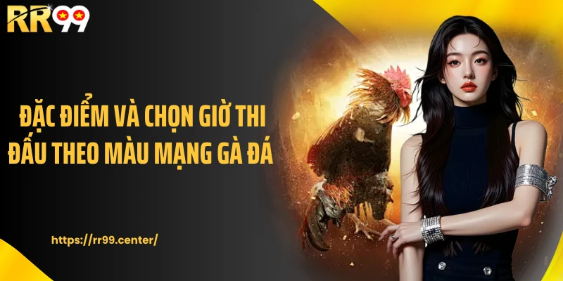 Đặc điểm và chọn giờ thi đấu theo màu mạng gà đá 